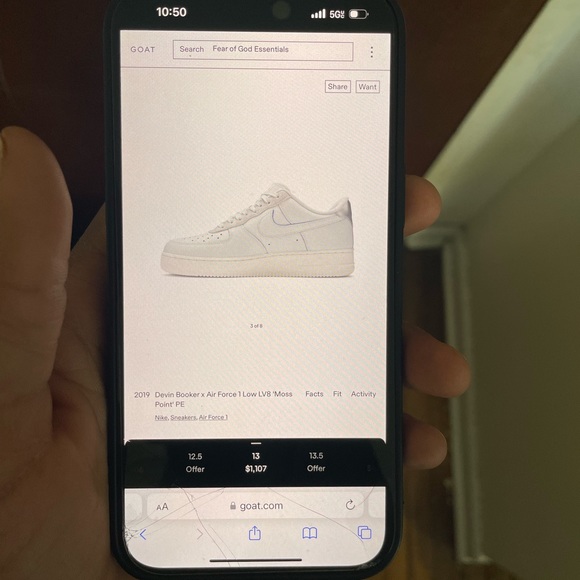 DEVIN BOOKER AF1 LOW VERY RAREVERY EXPENSIVE ( YESS MA AND NO SIR ) - Picture 6 of 6